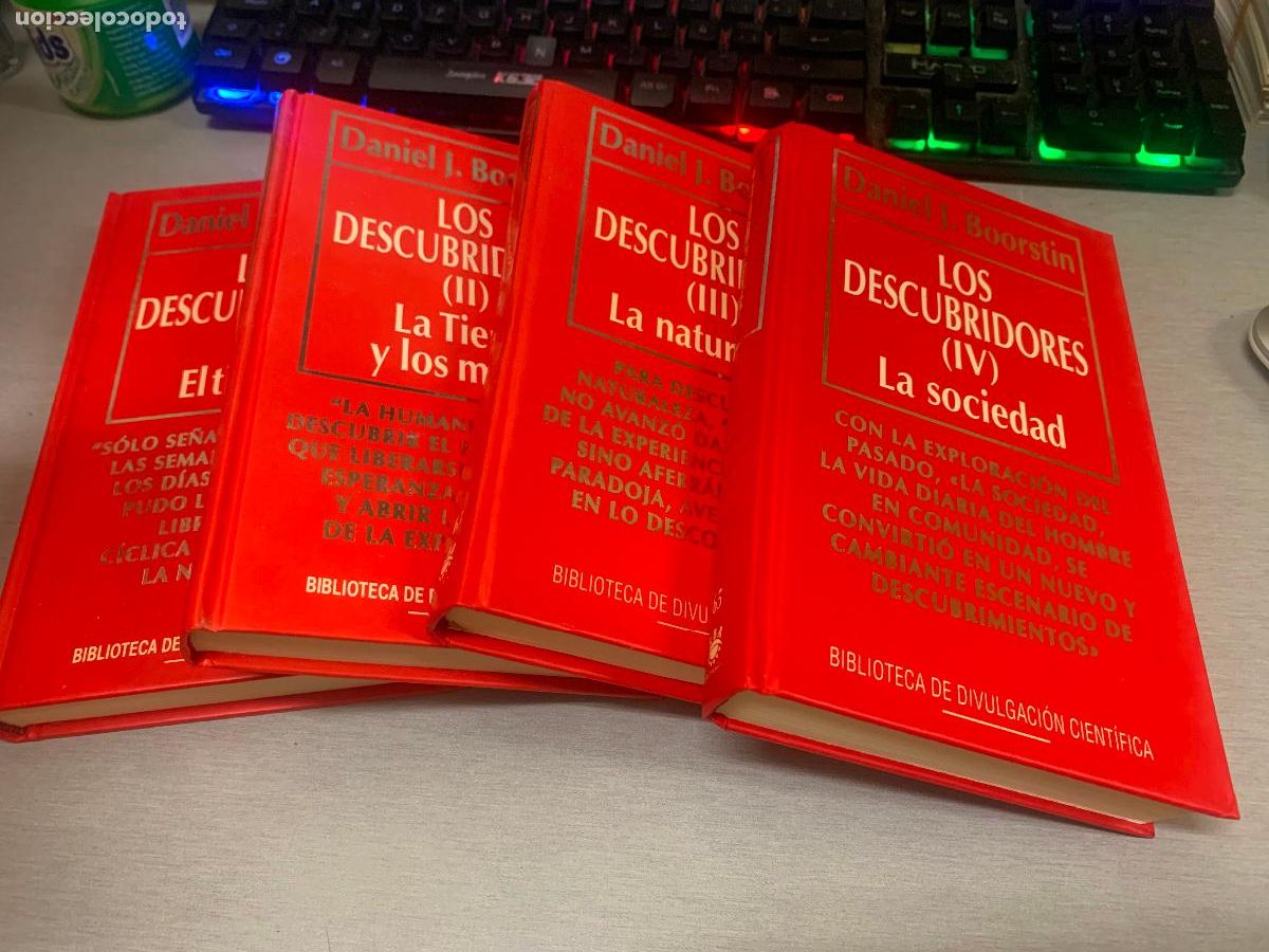 Libros de segunda mano: LOS DESCUBRIDORES / DANIEL J. BOORSTIN / 4 LIBROS / BIB. DE DIVULGACI&Oacute;N CIENT&Iacute;FICA RBA 1994