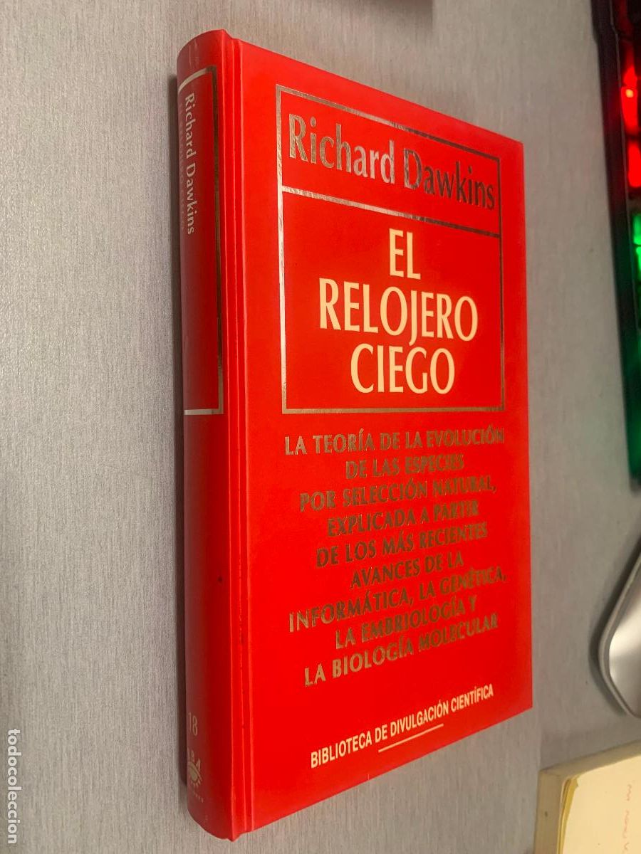 Libros de segunda mano: EL RELOJERO CIEGO / RICHARD DAWKINS / BIB. DE DIVULGACI&Oacute;N CIENT&Iacute;FICA RBA 1994