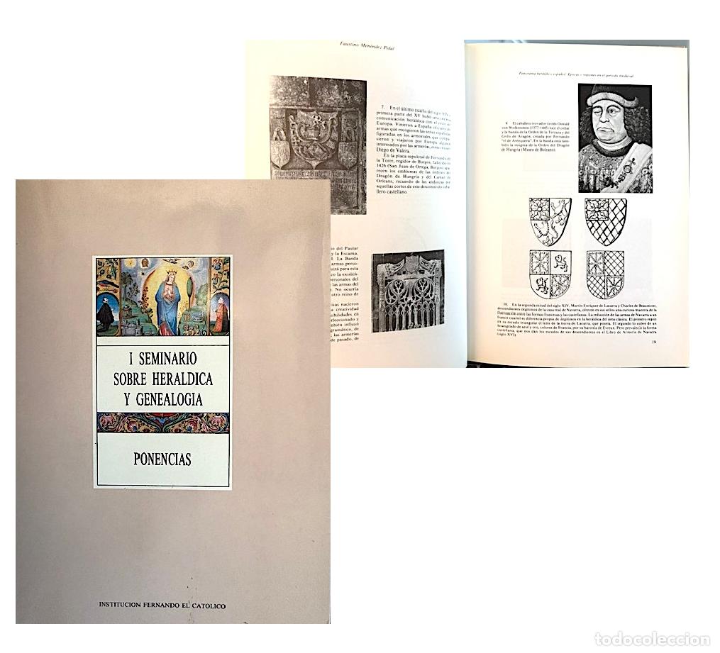 Libri di seconda mano: Arag&oacute;n. Seminario sobre Her&aacute;ldica y Genealog&iacute;a (Faustino Men&eacute;ndez Pidal (Escudos