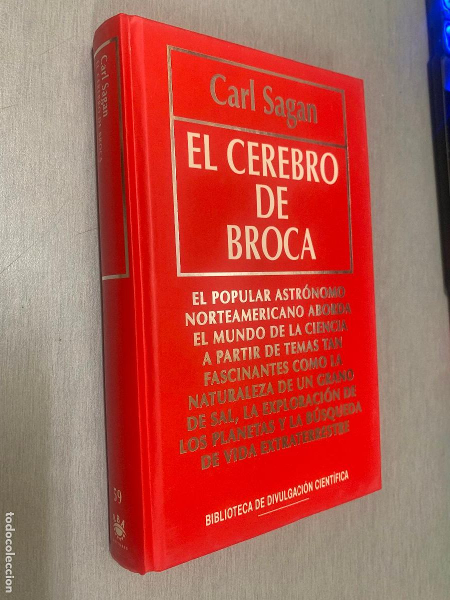 Libros de segunda mano: EL CEREBRO DE BROCA / CARL SAGAN / BIB. DIVULGACI&Oacute;N CIENT&Iacute;FICA RBA 1994