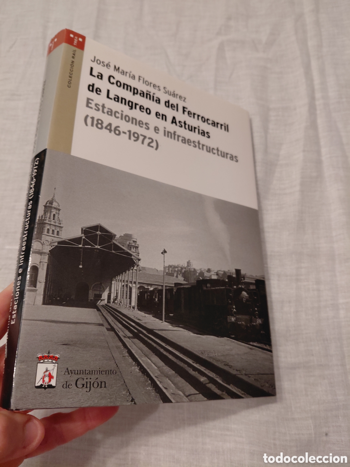 Libros de segunda mano: LA COMPA&Ntilde;IA DEL FERROCARRIL DE LANGREO EN ASTURIAS.ESTACIONES E INFRAESTRUCTURAS(1846-1972).JOSE M&ordf;