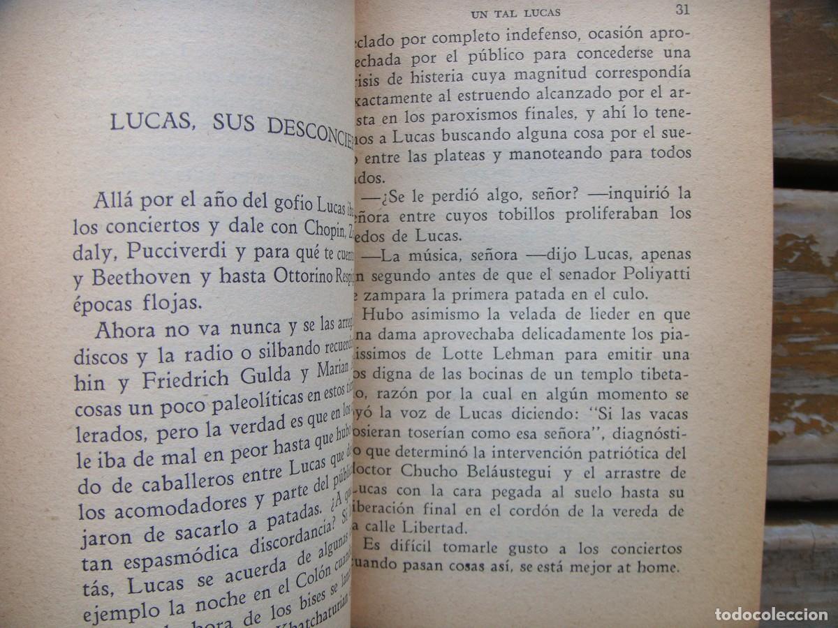 Libros de segunda mano: Julio Cort&aacute;zar: UN TAL LUCAS. Primera edicion - Foto 3