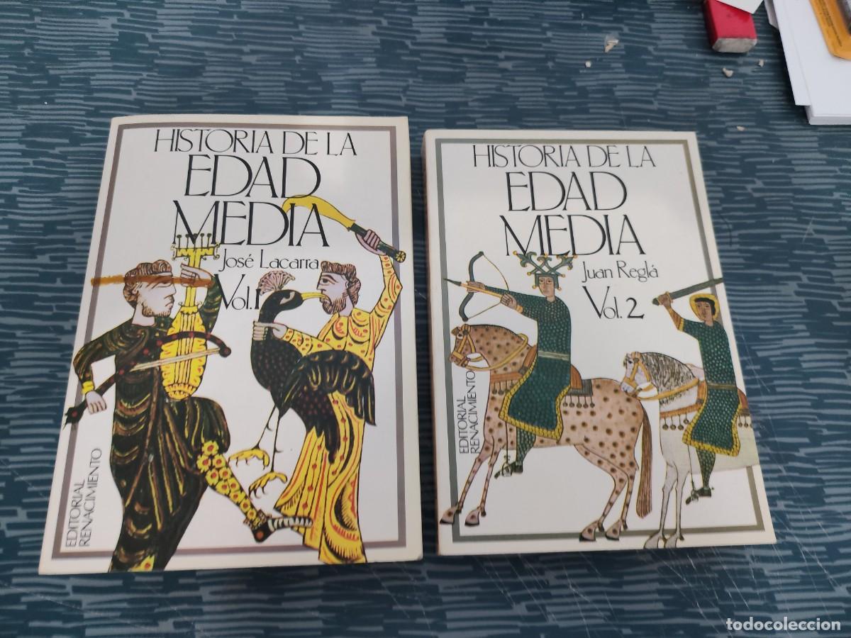Libros de segunda mano: HISTORIA DE LA EDAD MEDIA 2 TOMOS,JOSE LACARRA, EDITORIAL RENACIMIENTO,1985,VER FOTOS.