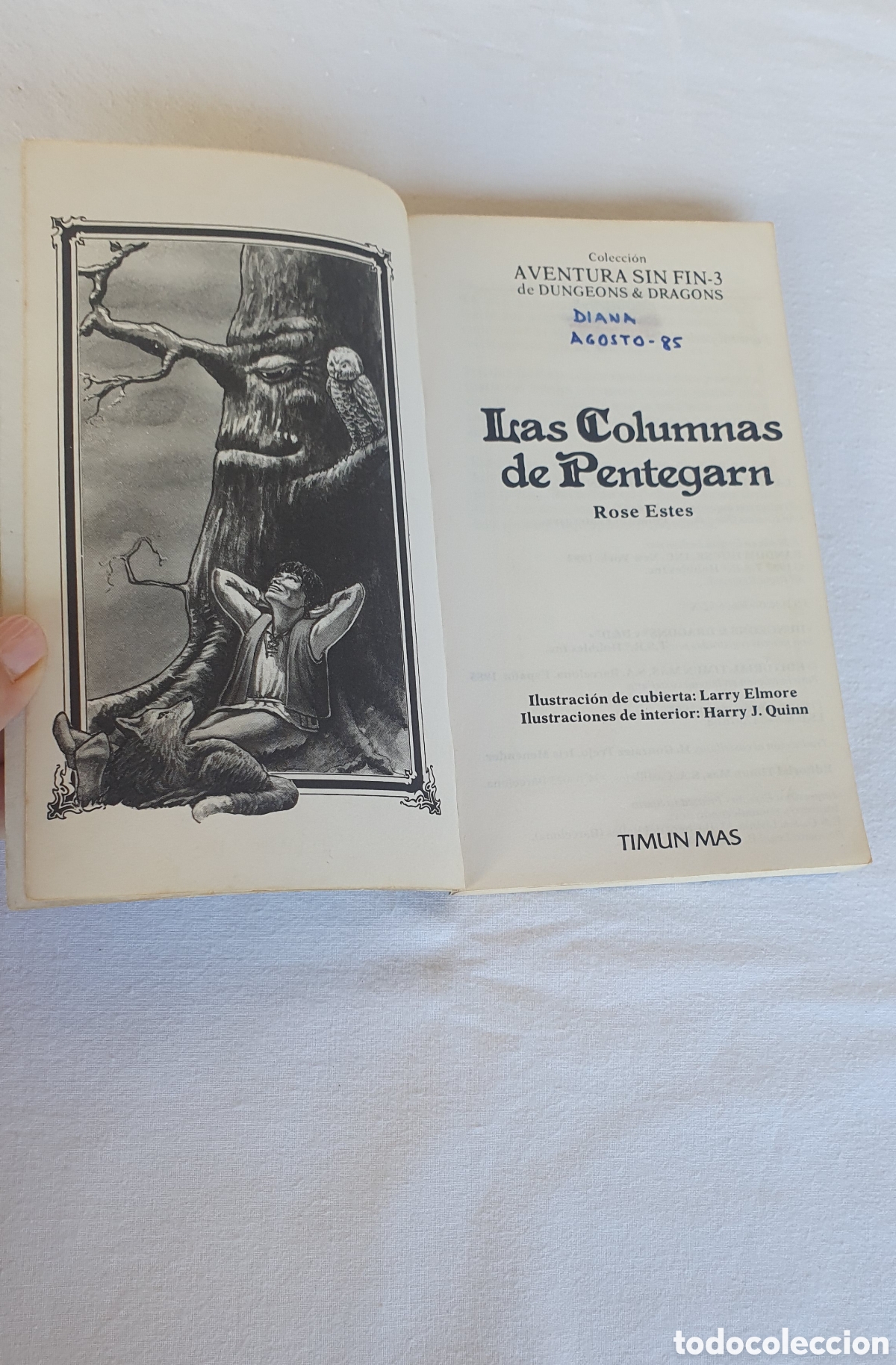 Libros de segunda mano: Libro: Las Columnas de Pentegarn-Aventura sin fin-Dungeons&Dragons - Foto 9