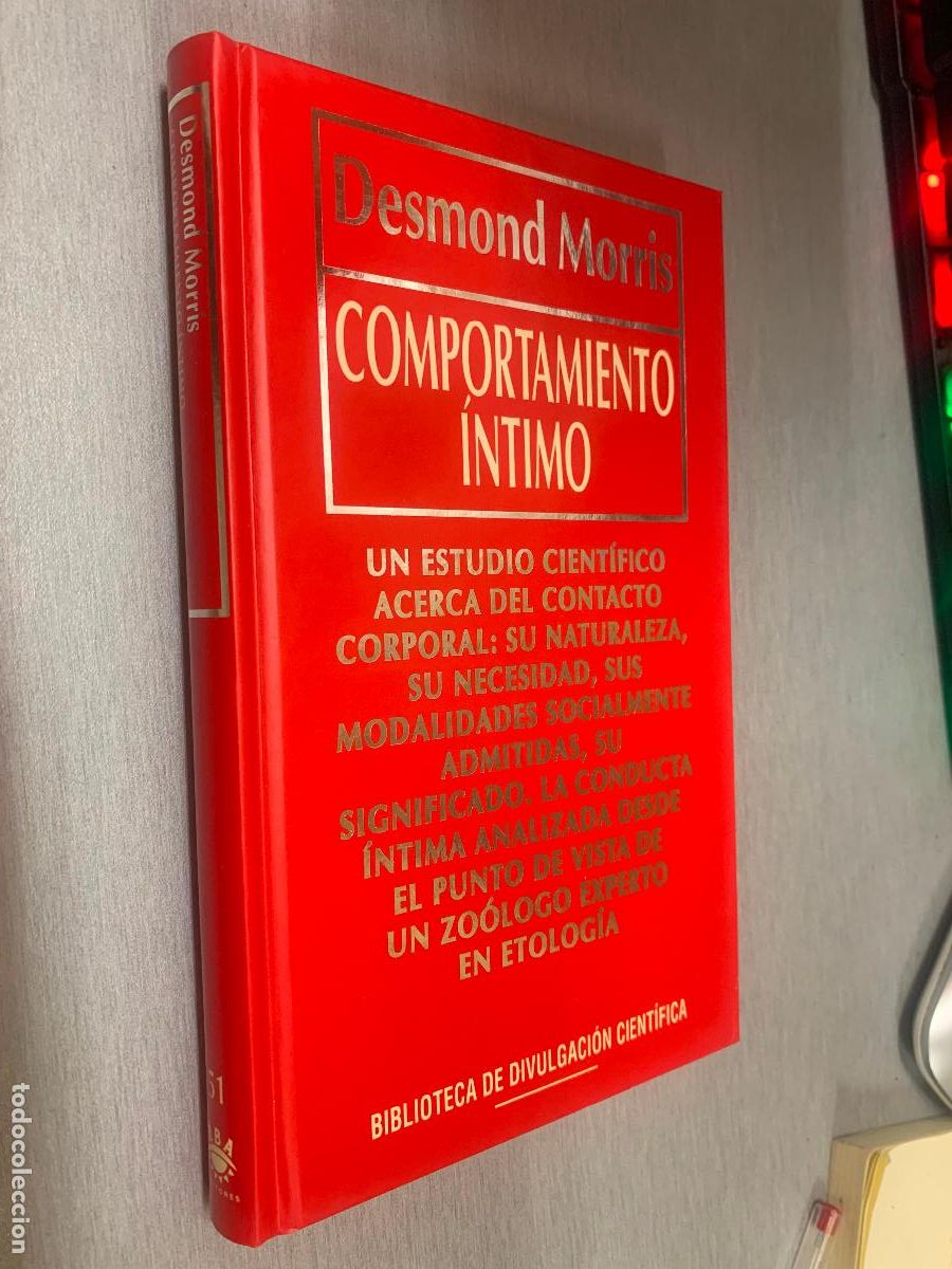 Livres d'occasion: COMPORTAMIENTO &Iacute;NTIMO / DESMOND MORRIS / BIB. DIVULGACI&Oacute;N CIENT&Iacute;FICA RBA 1994