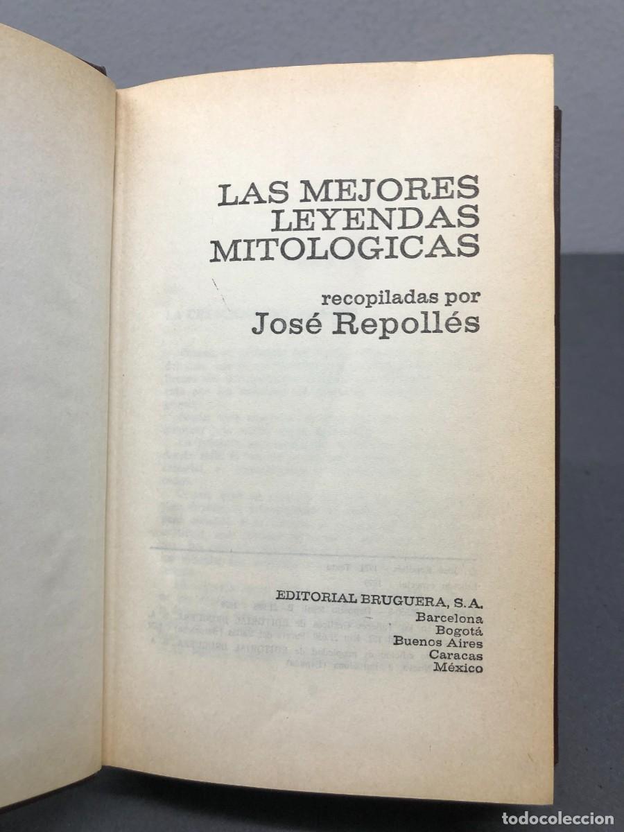 Gebrauchte B&uuml;cher: LA MEJORES LEYENDAS MITOLOGICAS - JOS&Eacute; REPOLL&Eacute;S - EDITORIAL BRUGUERA - 1979 / 1305