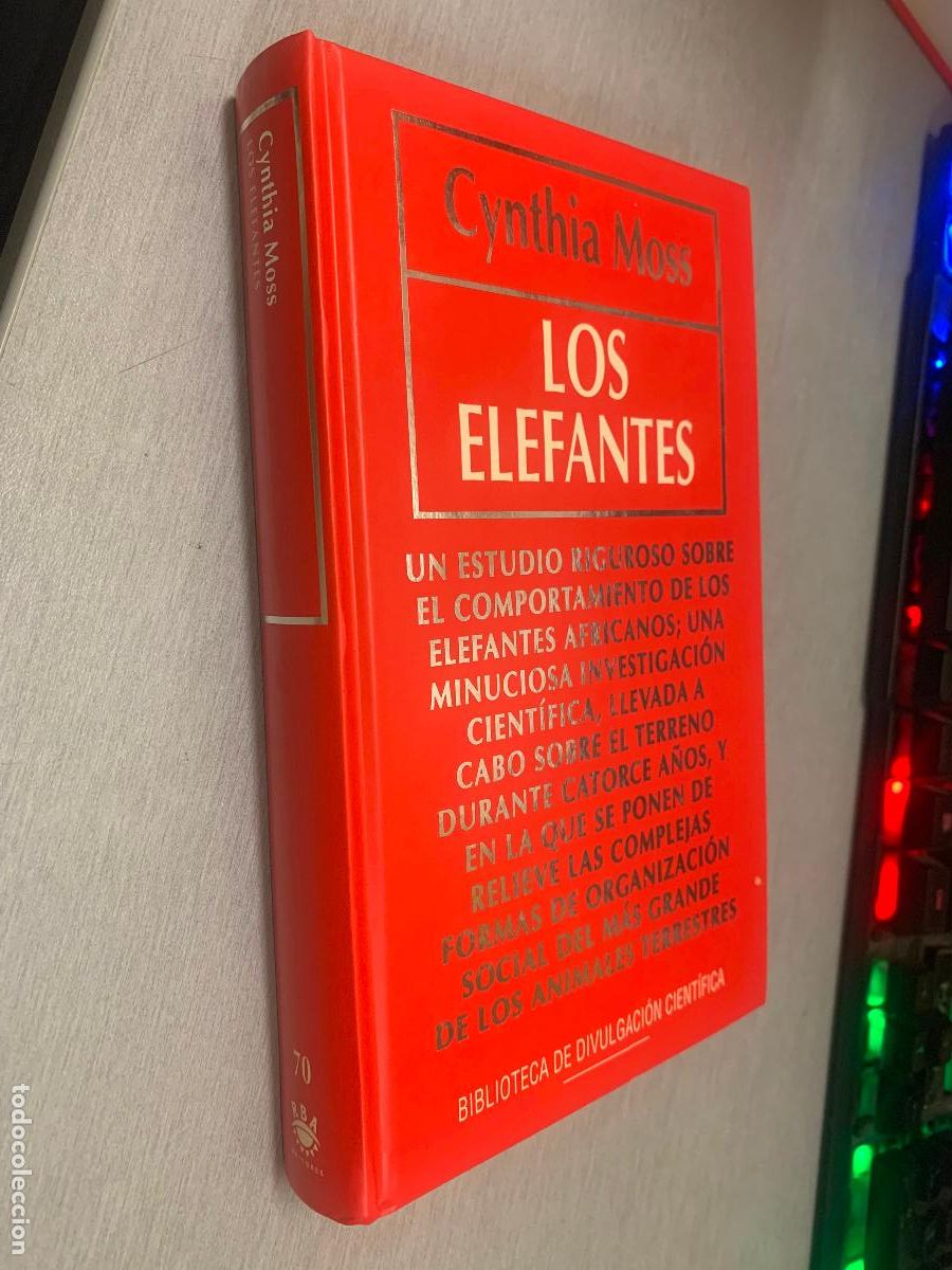 Libros de segunda mano: LOS ELEFANTES / CYNTHIA MOSS / BIB. DIVULGACI&Oacute;N CIENT&Iacute;FICA RBA 1994