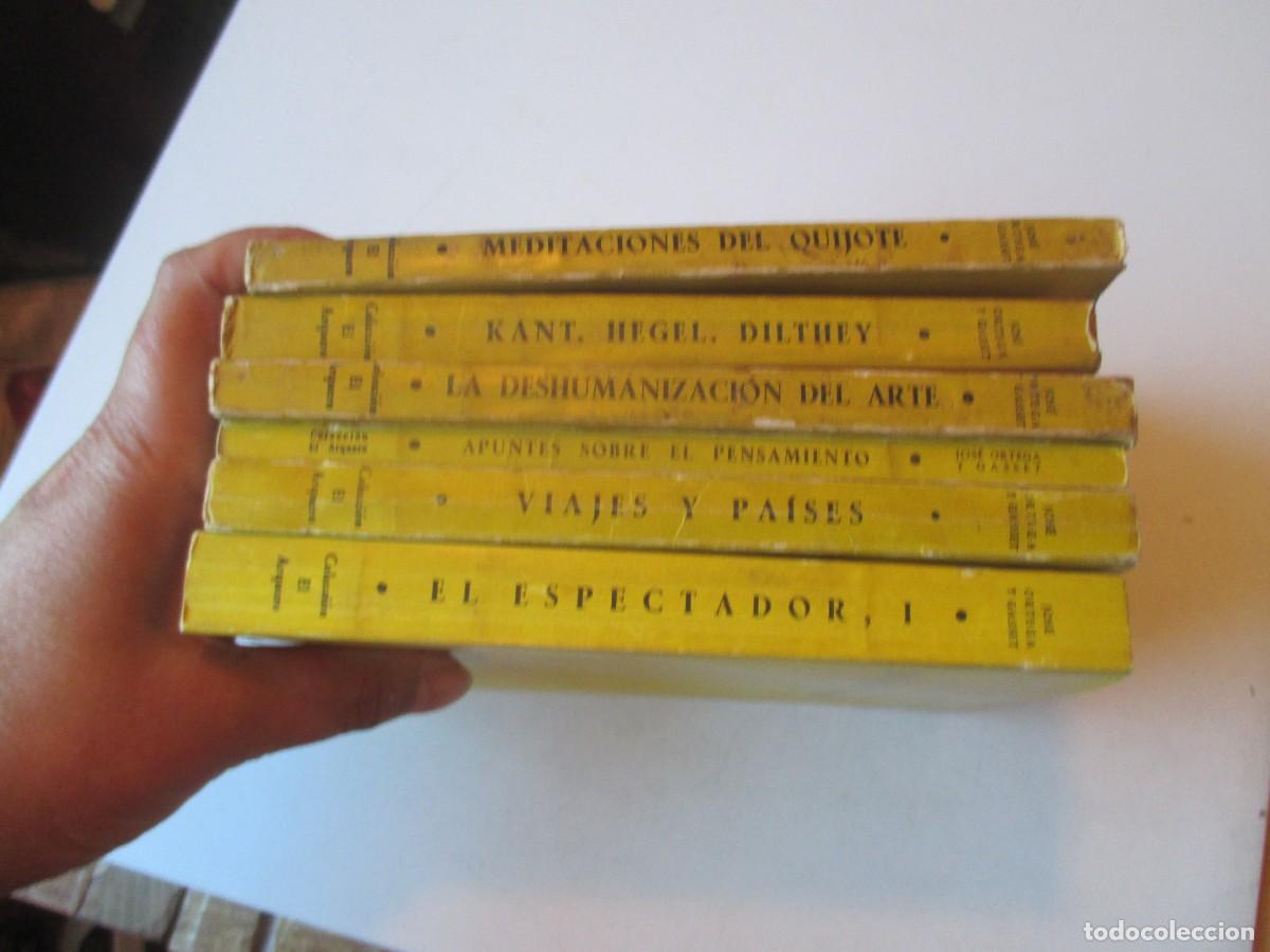 Libros de segunda mano: JOS&Eacute; ORTEGA Y GASSET Lote de 6 t&iacute;tulos W41131