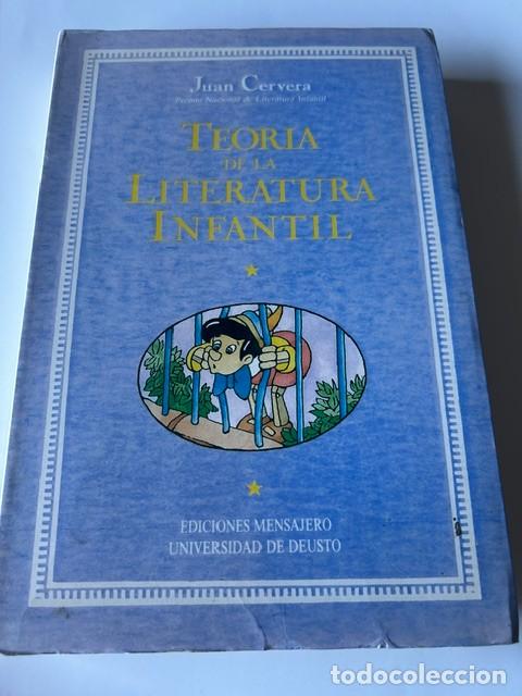 Libri di seconda mano: Teor&iacute;a de la literatura infantil -Juan Cervera-