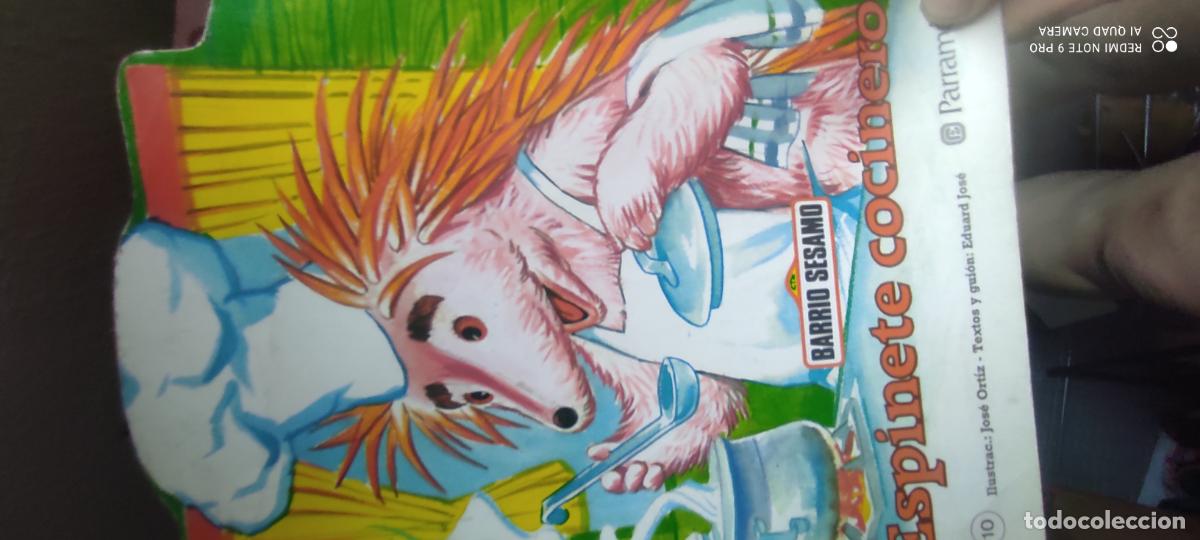 Libros de segunda mano: BARRIO S&Eacute;SAMO TERCERA SERIE 10 ESPINETE COCINERO PARRAM&Oacute;N 1985 libro infantil