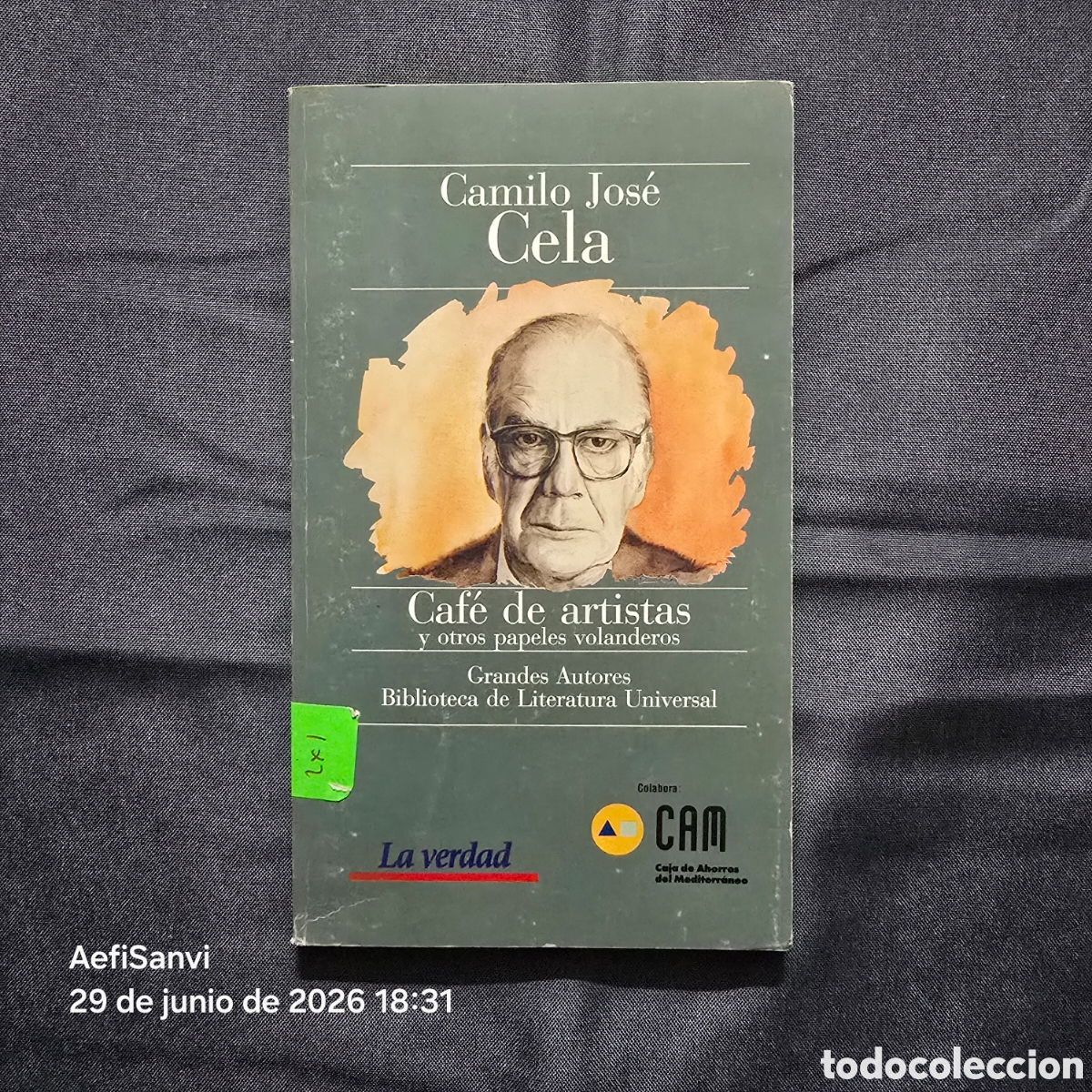 Livres d'occasion: CAF&Eacute; DE ARTISTAS Y OTROS PAPELES VOLANDEROS (CAMILO JOS&Eacute; CELA) (GRANDES AUTORES)