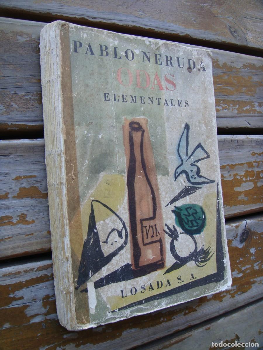Libros de segunda mano: Pablo Neruda: ODAS ELEMENTALES. Primera edicion - Foto 2