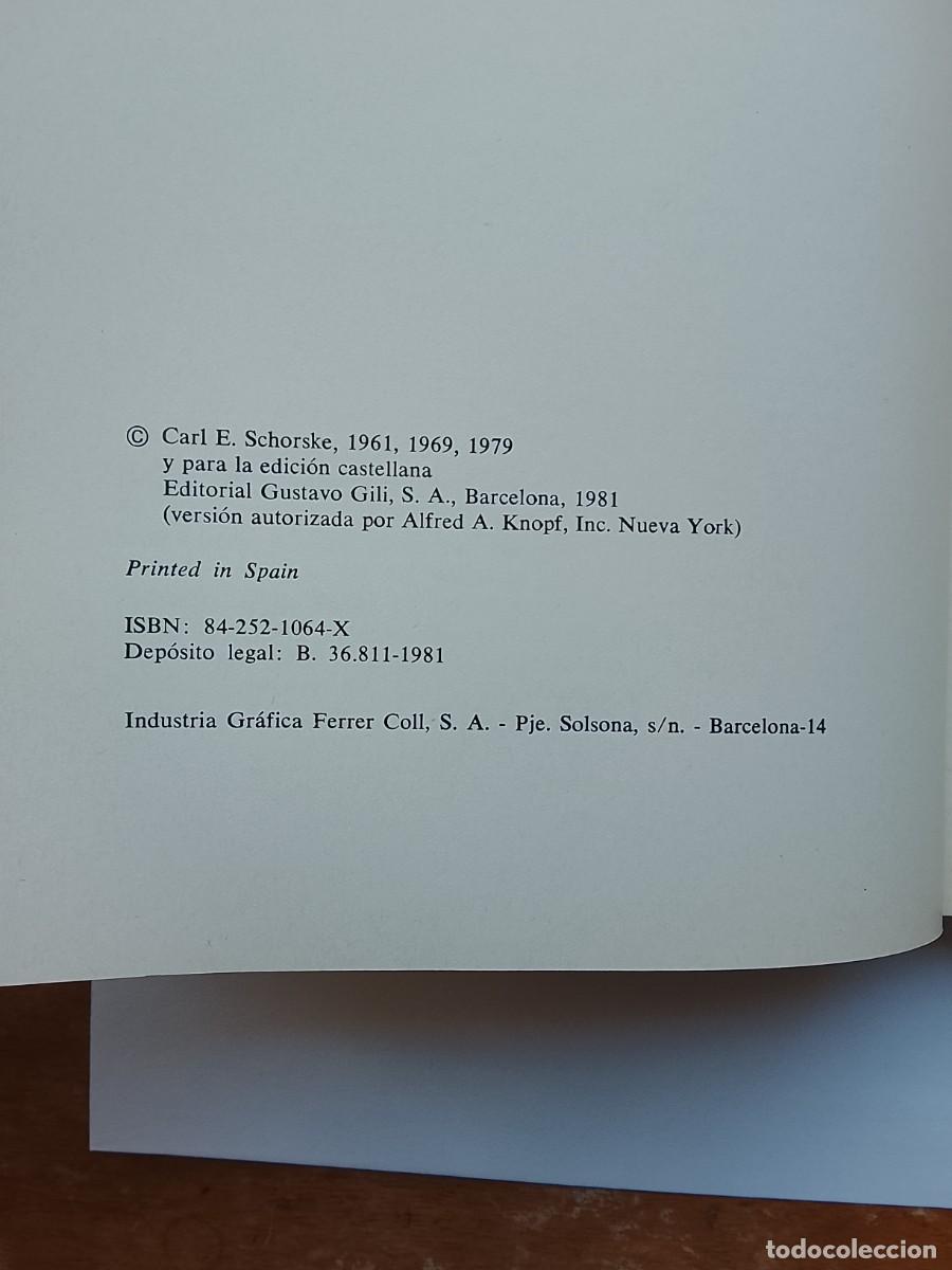 Libros de segunda mano: Carl E. Schorske. Viena fin de siecle. Arte - Foto 4