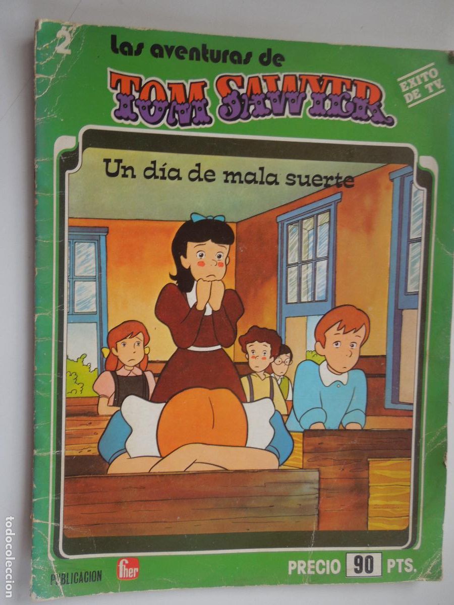 Libri di seconda mano: LAS AVENTURAS DE TOM SAWYER - UN DIA DE MALA SUERTE - FHER - 1980- N&ordm; 2