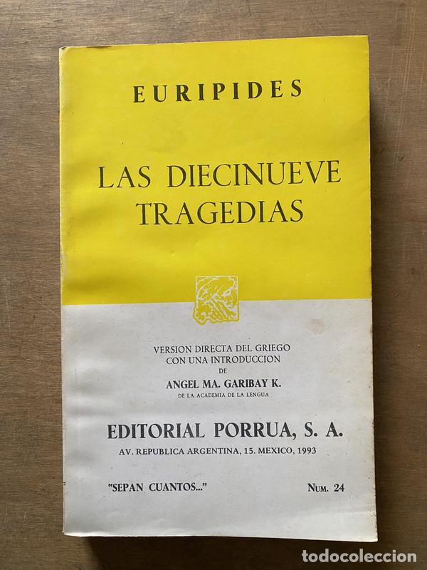 Libros de segunda mano: Las diecinueve tragedias - Euripides