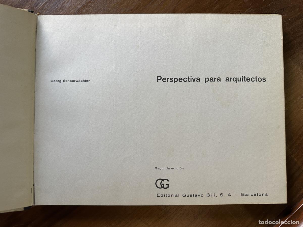 Libros de segunda mano: Perspectiva para arquitectos - Schaarw�chter Georg - Foto 2