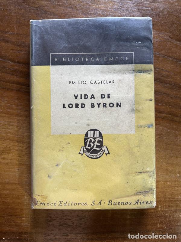 Libros de segunda mano: Vida de Lord Byron - Castelar Emilio - Foto 1