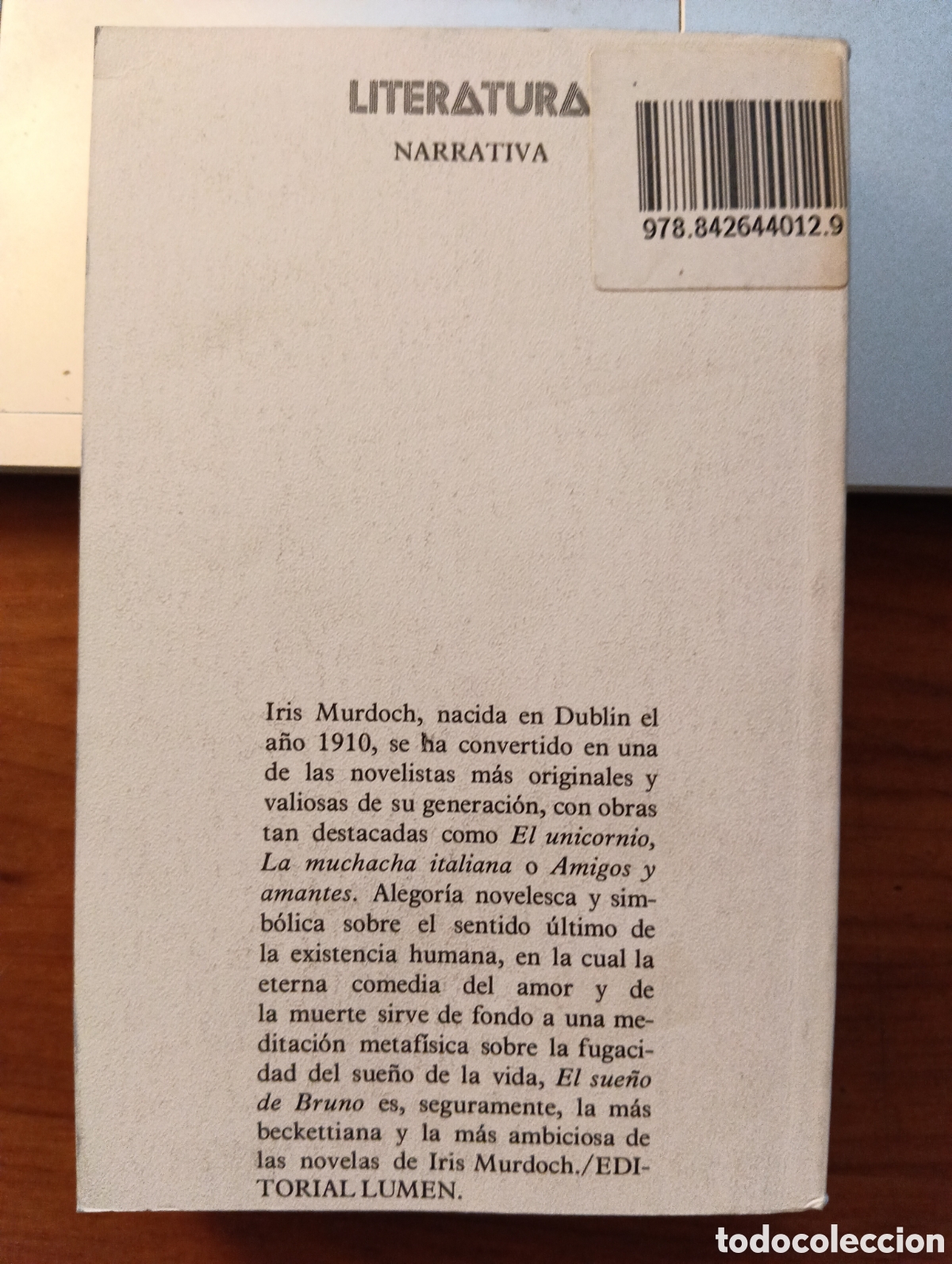Libros de segunda mano: El sue&ntilde;o de Bruno, Iris Murdoch - Foto 2