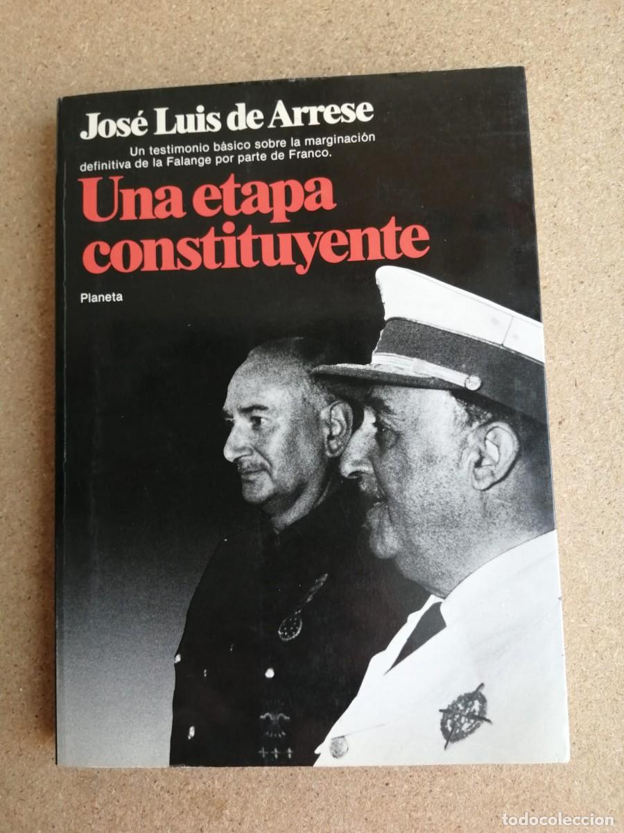 Libros de segunda mano: UNA ETAPA CONSTITUYENTE (JOSE LUIS DE ARRESE)