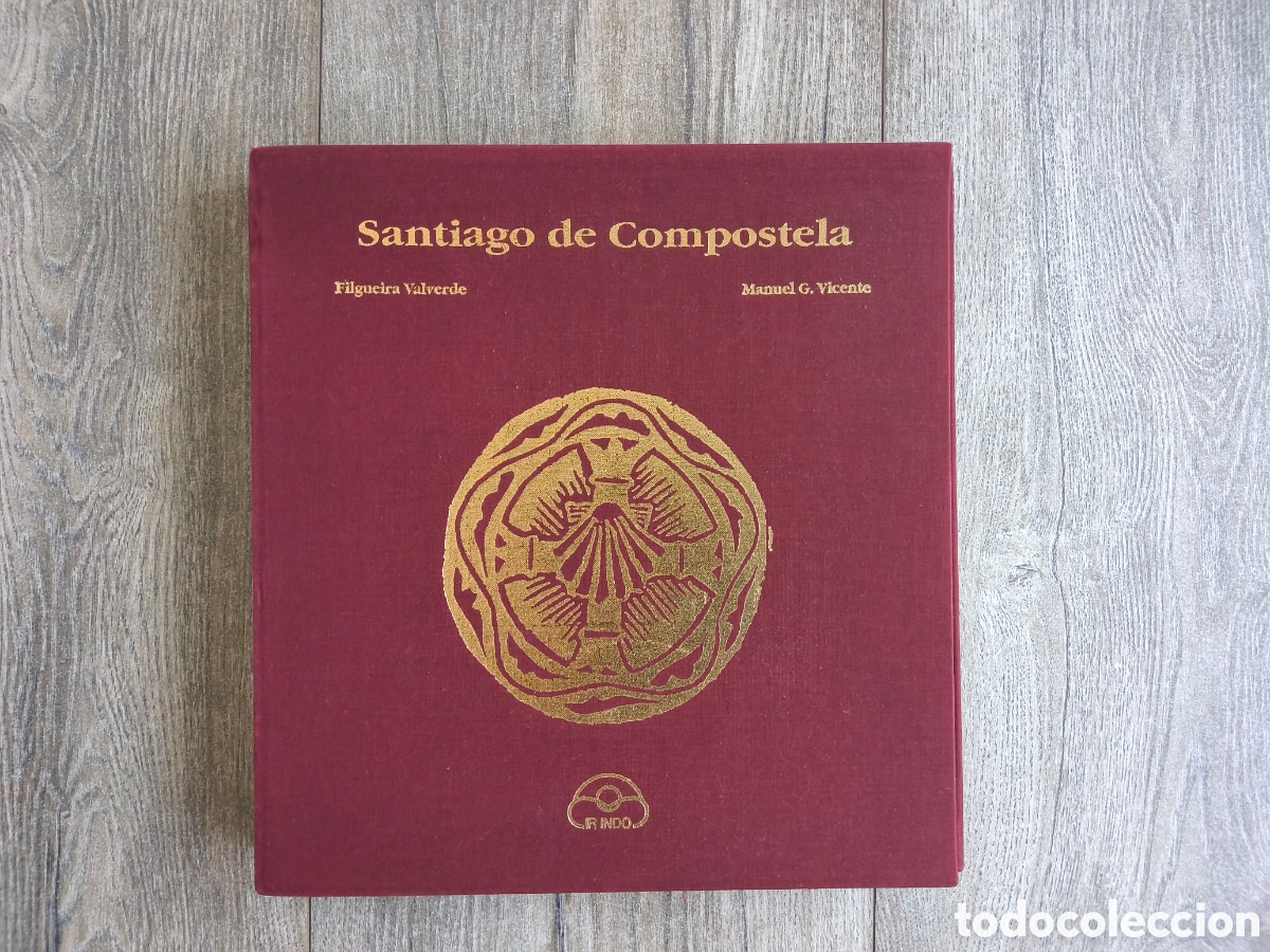 Libros de segunda mano: Santiago de Compostela &ndash; Filgueira Valverde & Manuel G. Vicente &ndash; Edici&oacute;n RINDO Triling&uuml;e (GL/ES/EN