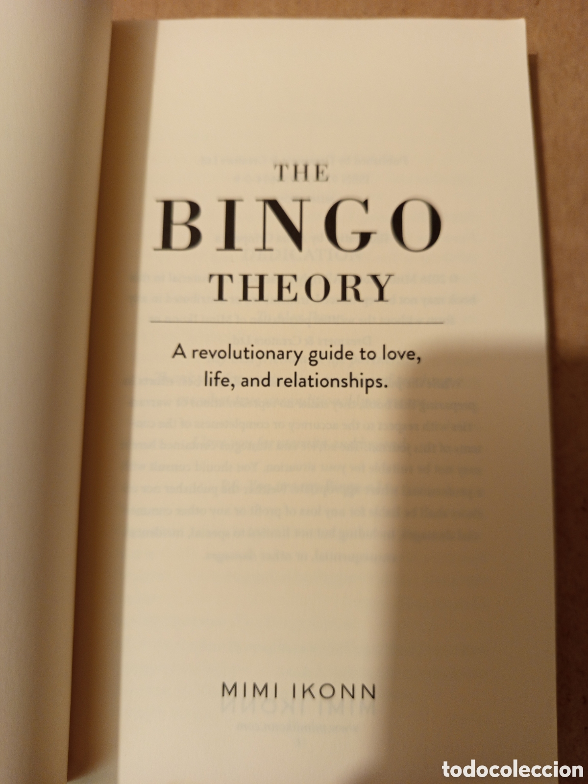 Libros de segunda mano: THE BINGO THEORY (MIMI IKONN) - Foto 2