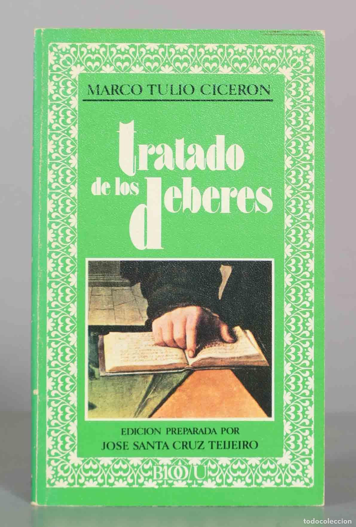 Libros de segunda mano: Tratado de los deberes - Marco Tulio Cicer&oacute;n - Editora Nacional