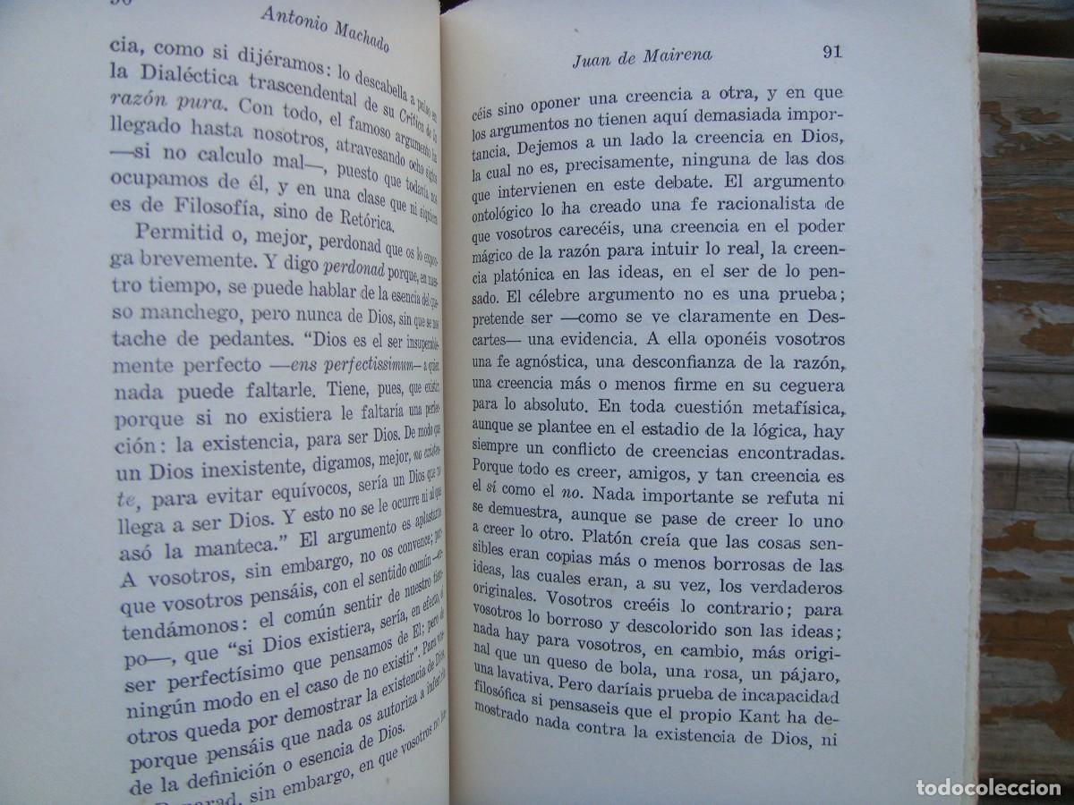 Libros de segunda mano: Antonio Machado: JUAN DE MAIRENA. Primera edici&oacute;n - Foto 4