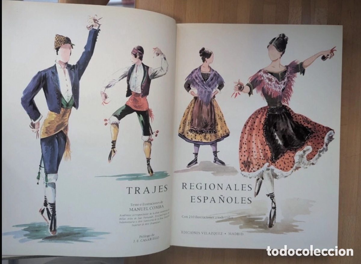 Libros de segunda mano: Trajes Regionales Espa&ntilde;oles de Manuel Comba. Ediciones Vel&aacute;zquez - Foto 2