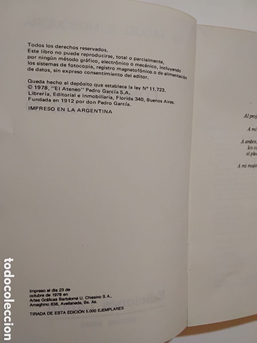 Libros de segunda mano: Miguel S. Mosqueira &ndash; Comience a vivir a los 50 &ndash; Ediciones Lidiun &ndash; 1978 - Foto 3