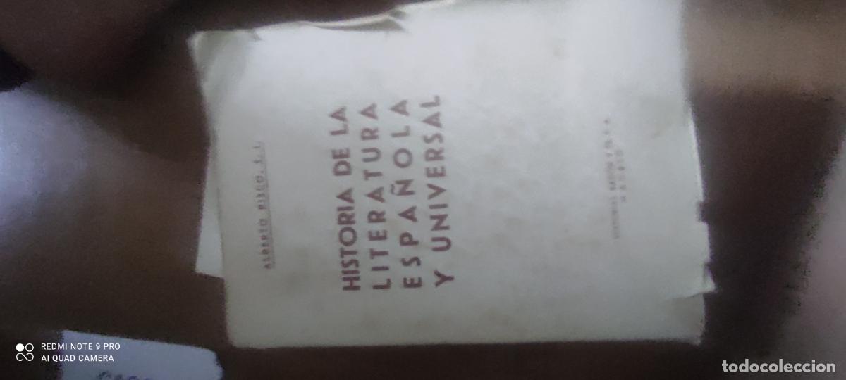 Libros de segunda mano: HISTORIA DE LA LITERATURA ESPA&Ntilde;OLA Y UNIVERSAL, Alberto Risco