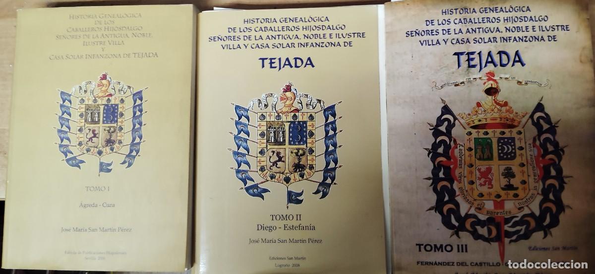 Libros de segunda mano: HISTORIA GENEALOGICA DE LOS CABALLEROS HIJOSDALGO SE&Ntilde;ORES. TOMOS 1, 2.Y. 3. DE ORIOL MARTI CEBALLOS.