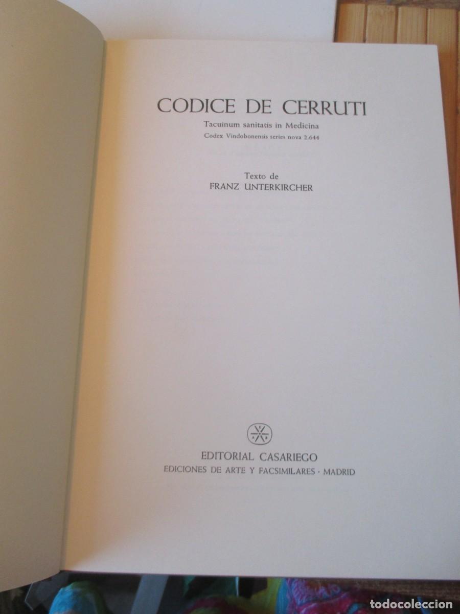 Libros de segunda mano: CODICE DE CERRUTI TACUINUM SANITATIS ( 2 tomos)( Facs&iacute;mil) W41138 - Foto 6