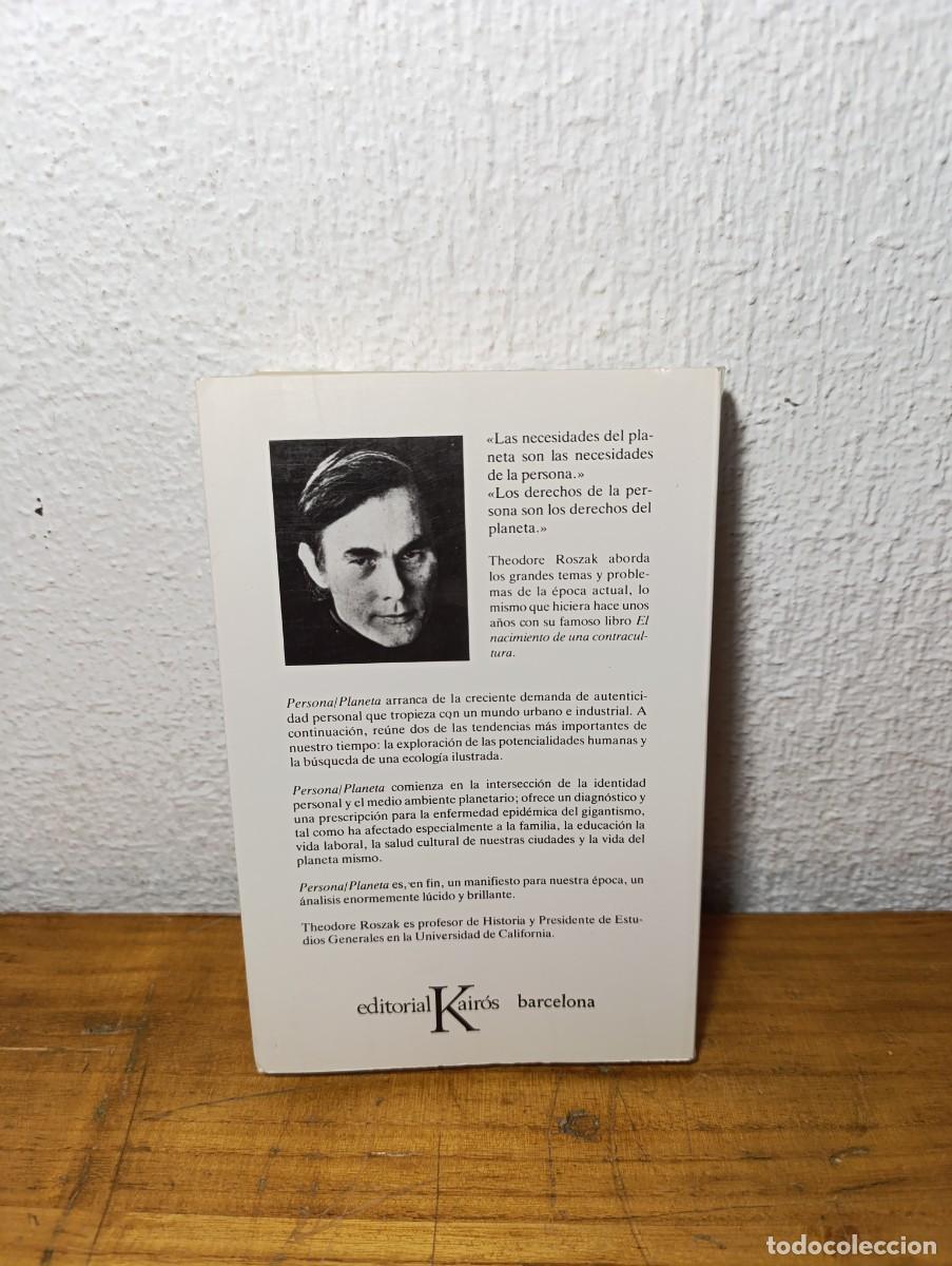 Libros de segunda mano: Persona/Planeta - Theodore Roszak - Foto 3