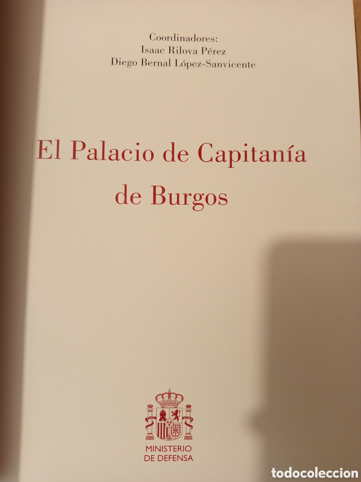 Libros de segunda mano: EL PALACIO DE CAPITANIA DE BURGOS (MINISTERIO DE DEFENSA) - Foto 2