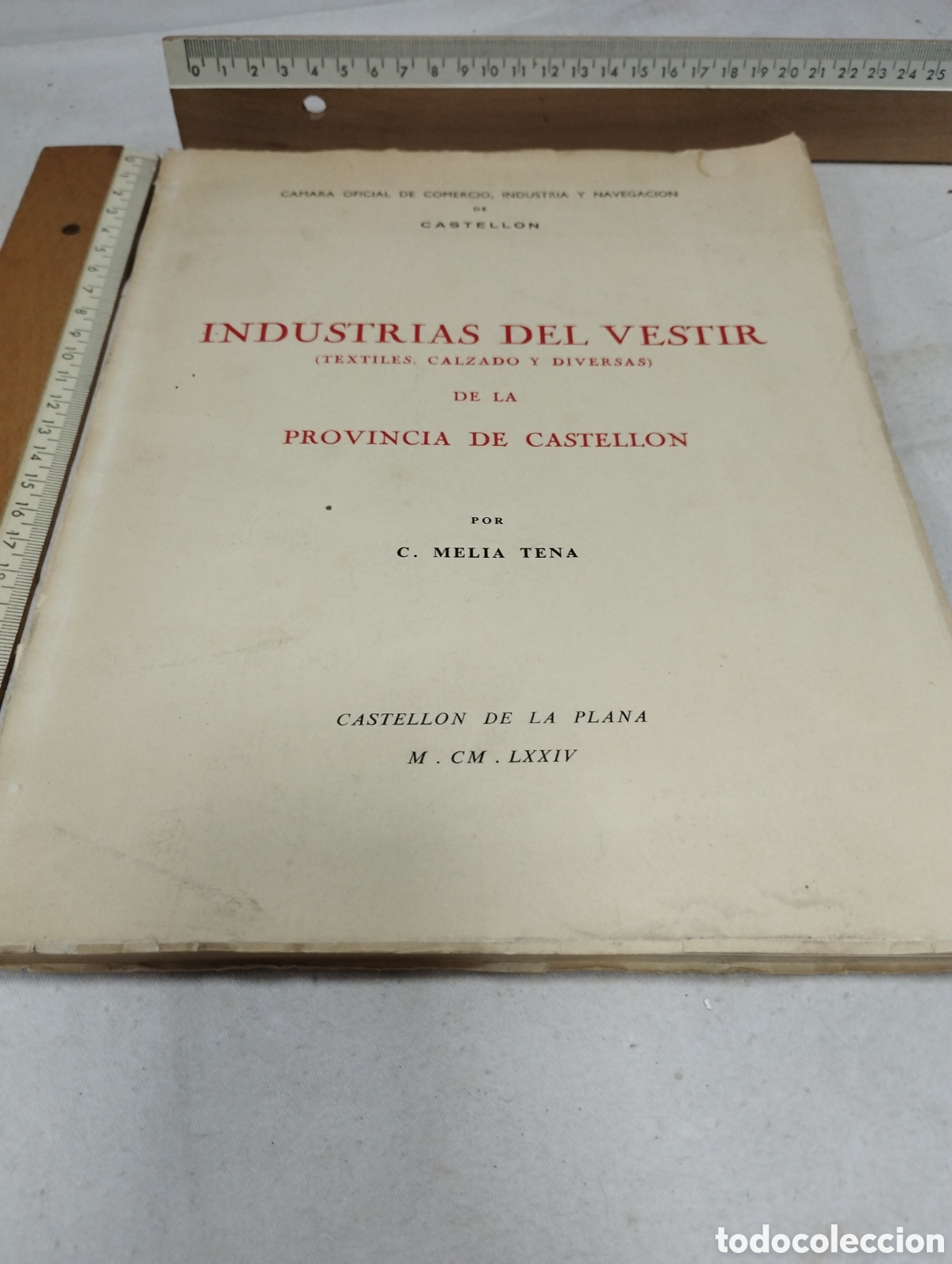 Libros de segunda mano: Industrias del vestir. Meli&aacute; Tena, 1974