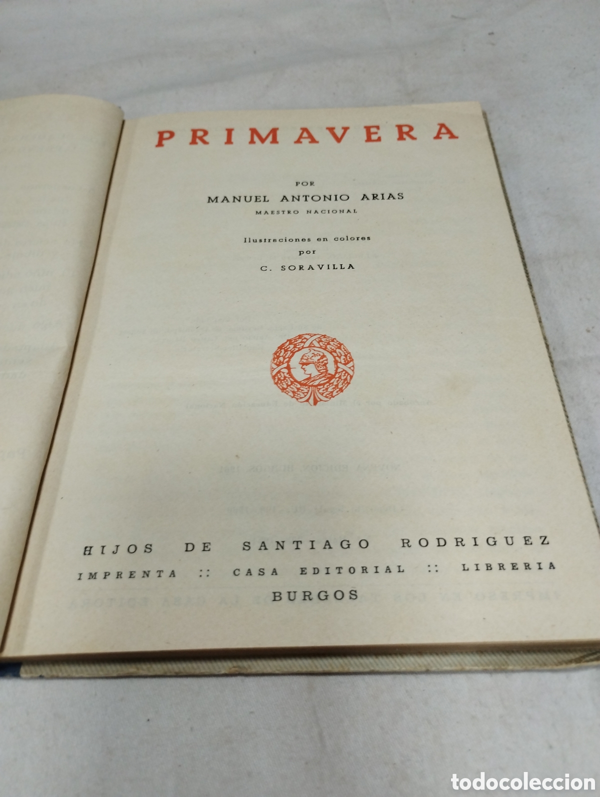 Libros de segunda mano: Primavera. M. Antonio Arias, 1961 - Foto 2
