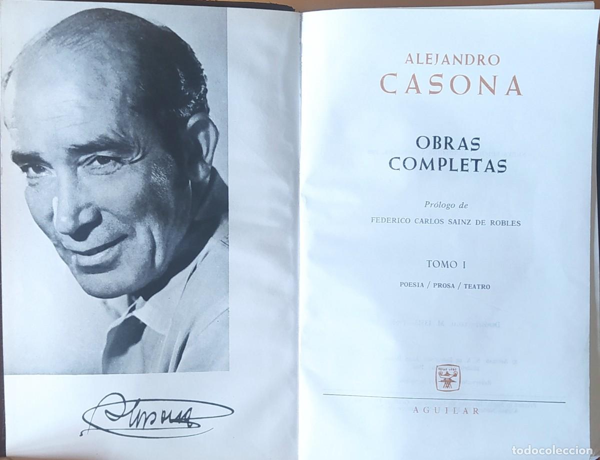 Libros de segunda mano: ALEJANDRO CASONA Obras Completas. 2T. Aguilar 1966 - Foto 5