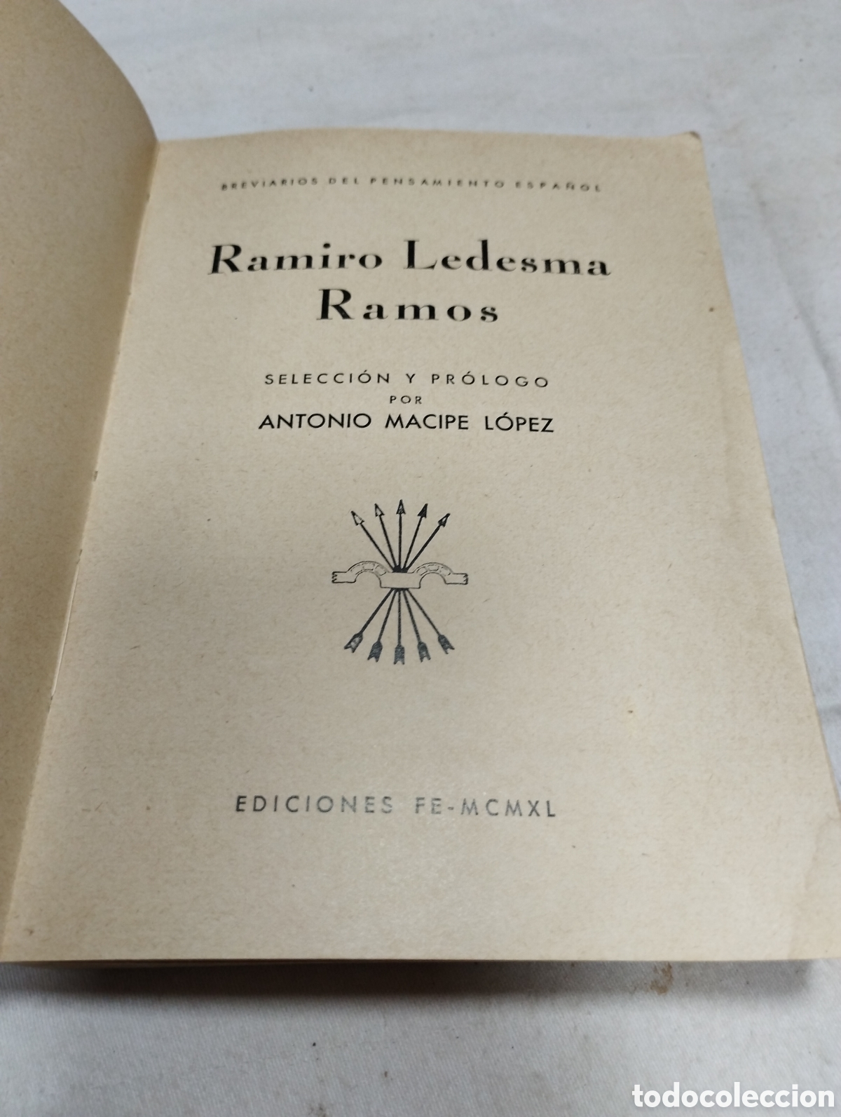 Libros de segunda mano: Ramiro Ledesma Ramos. Ediciones Fe, 1940 - Foto 2