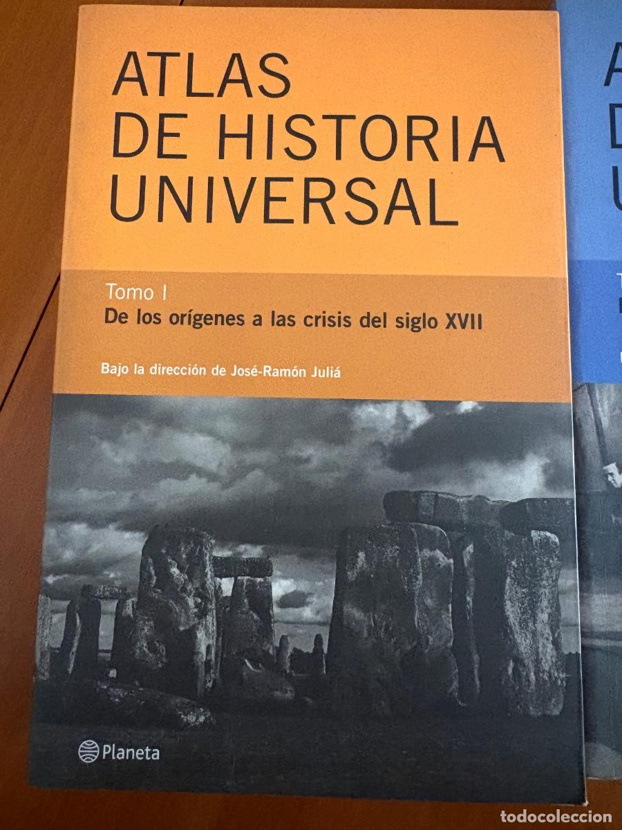 Second hand books: ATLAS DE HISTORIA UNIVERSAL- Completa TOMOS I - II - JULI&Aacute;