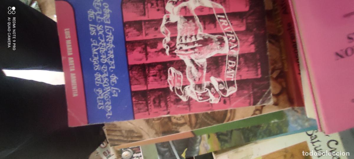 Libros de segunda mano: Obra literaria de la Real Sociedad Vascongada de los Amigos del Pais - Areta Armentia, Luis Maria