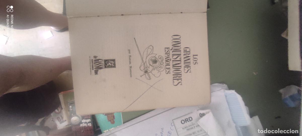 Libros de segunda mano: LOS GRANDES CONQUISTADORES ESPA&Ntilde;OLES / RAFAEL MANZANO