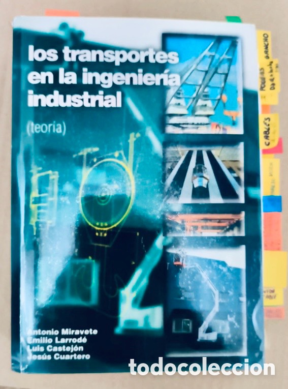 Libros de segunda mano: LOS TRANSPORTES EN LA INGENIER&Iacute;A INDUSTRIAL. TEOR&Iacute;A.