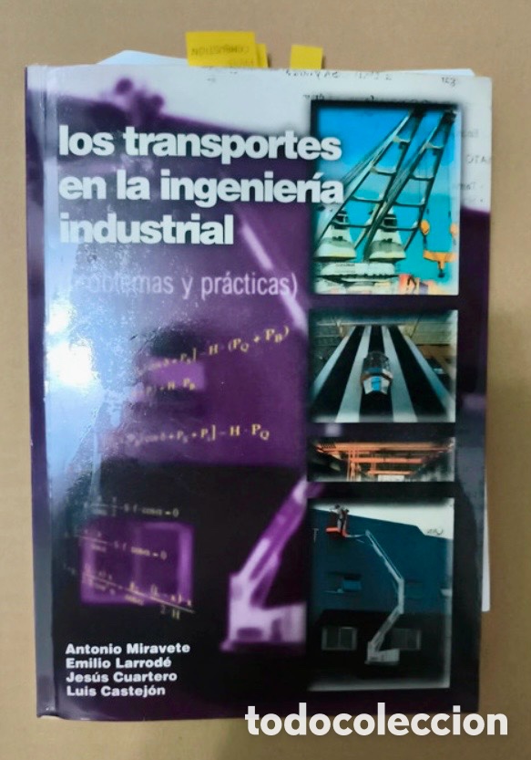 Libros de segunda mano: LOS TRANSPORTES EN LA INGENIER&Iacute;A INDUSTRIAL. PROBLEMAS Y PRACTICAS.