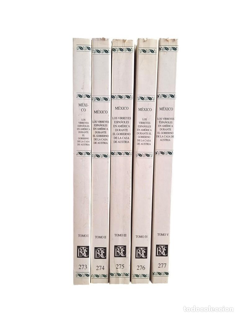 Libri di seconda mano: LOS VIRREYES ESPA&Ntilde;OLES EN AM&Eacute;RICA DURANTE EL GOBIERNO DE LA CASA DE AUSTRIA (I-II-III-IV-V)
