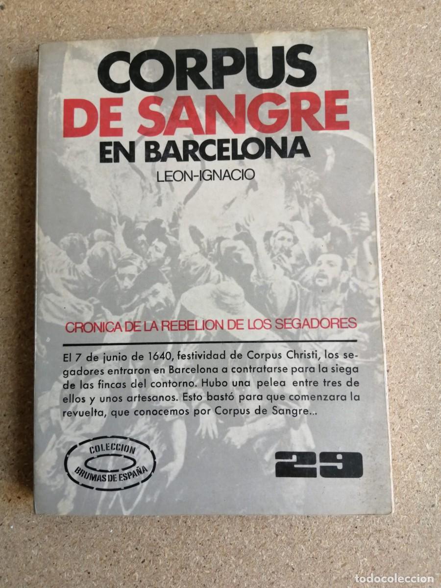 Libros de segunda mano: CORPUS DE SANGRE EN BARCELONA (LEON IGNACIO)