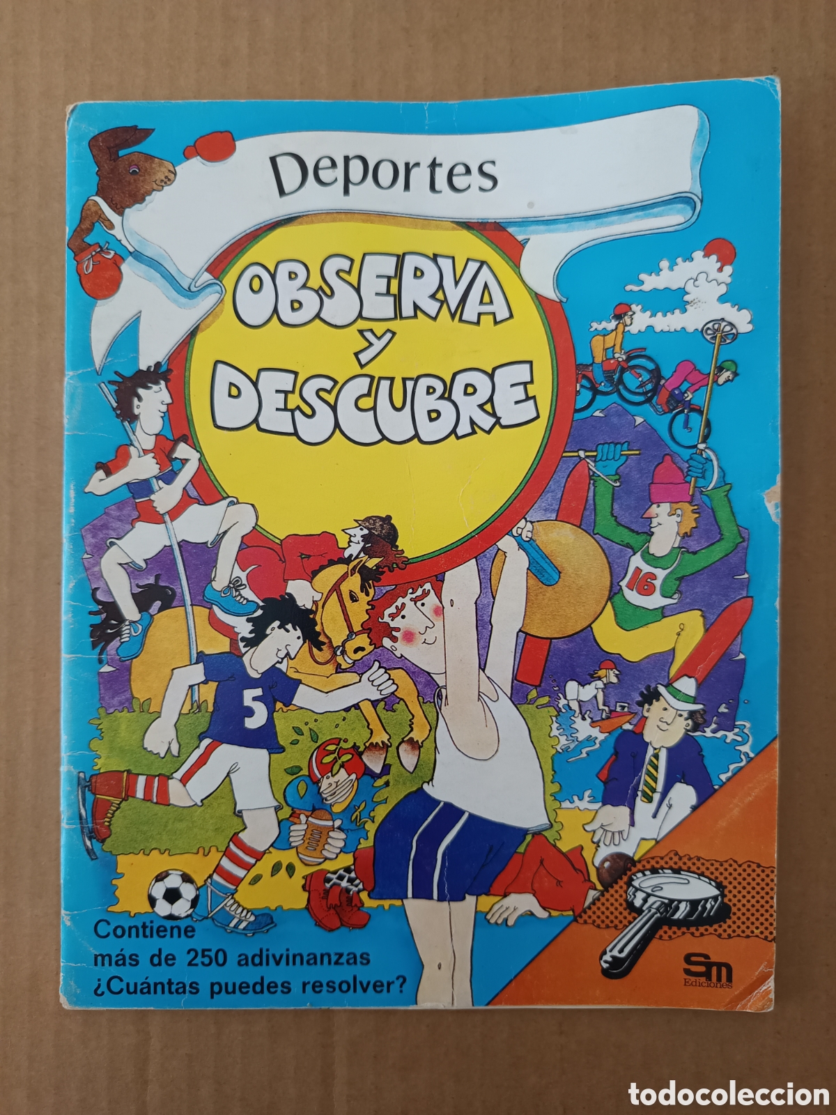 Libri di seconda mano: Observa y Descubre: Deportes (SM, 1978). Sackett Publishing Services. 36 p&aacute;ginas a color.