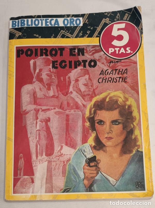 Libros de segunda mano: POIROT EN EGIPTO, BIBLIOTECA ORO, EDITORIAL MOLINO, FACSIMIL