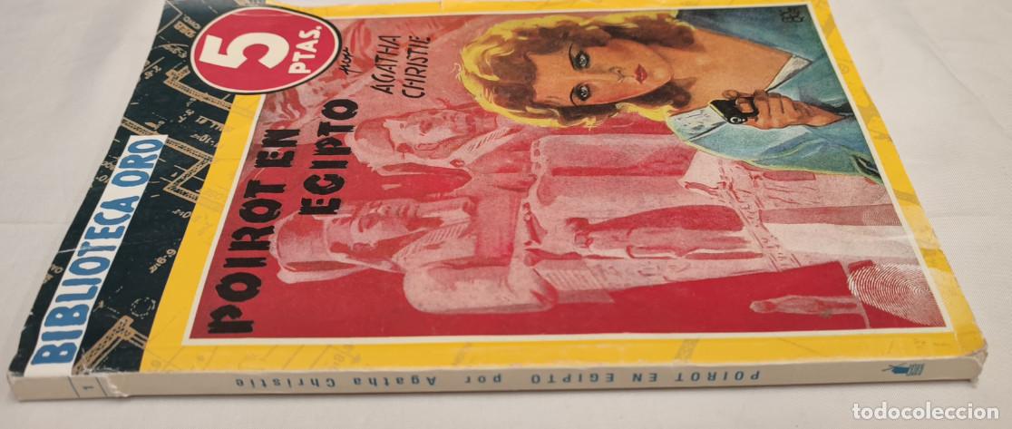 Libros de segunda mano: POIROT EN EGIPTO, BIBLIOTECA ORO, EDITORIAL MOLINO, FACSIMIL - Foto 2
