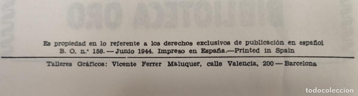 Libros de segunda mano: POIROT EN EGIPTO, BIBLIOTECA ORO, EDITORIAL MOLINO, FACSIMIL - Foto 5
