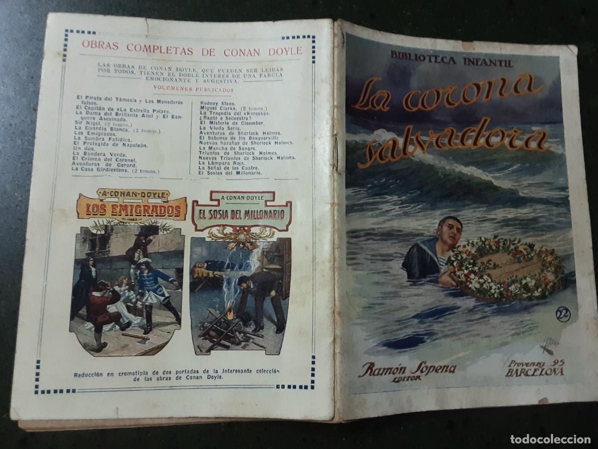 Libri di seconda mano: LA CORONA SALVADORA, cuadernillo con aventura completa y alguna ilustraci&oacute;n.